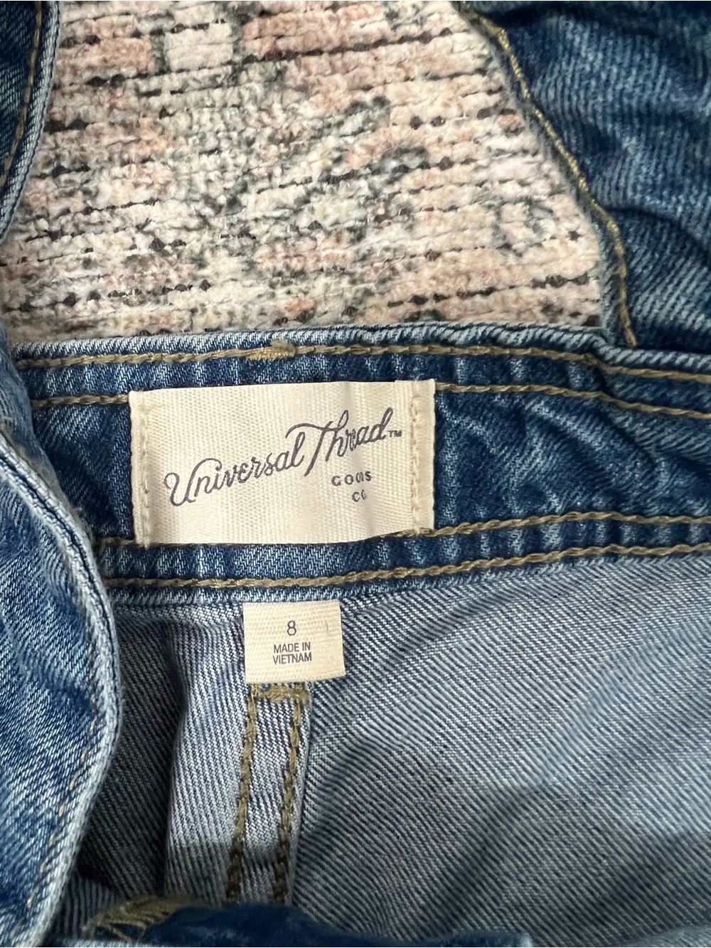 Women's Wide-Leg Denim Overalls - Blue - Picture 10 of 14
